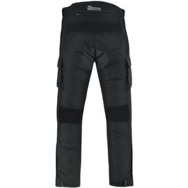 Pantalon moto de kevlar Onboard Base-02 negro con protecciones incluidas en  codos y caderas NIVEL 2