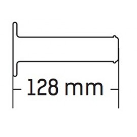 Puño moto DOMINO cafe racer...