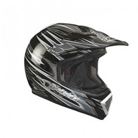 CASCO LAZER MX7 HOTROD GRIS...