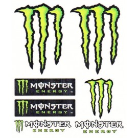 Kit 6 Adhesivos MONSTER 16X14