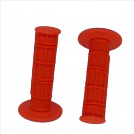 PUÑOS MOTO JUEGO NARANJA GOMA