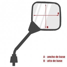 Espejo Suzuki DL derecho...