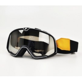 GAFAS RETRO MOTO MARRON...