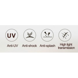 Gafa custom retro BLANCA...