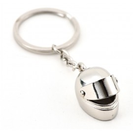 LLAVERO CASCO MOTO CROMADO...