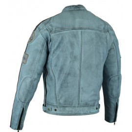 Chaqueta moto Hombre Piel...