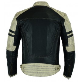 Chaqueta moto Hombre Piel...