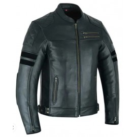 Chaqueta moto Hombre Piel...