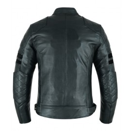 Chaqueta moto Hombre Piel...