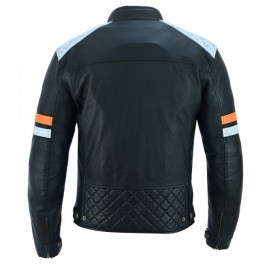 Chaqueta moto Hombre Piel...