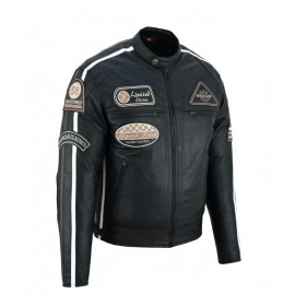 Chaqueta PIEL moto BSTAR...