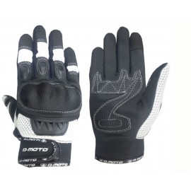 S-MOTO SPORT blanco guante...