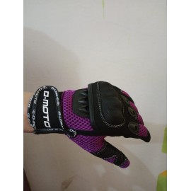 D-MOTO SPORT lila guante...