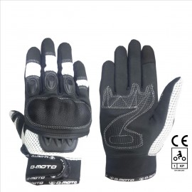 D-MOTO SPORT blanco guante...