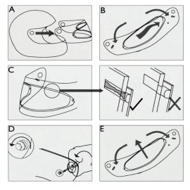 PINLOCK 70 AGV  K1 K5 GT2...