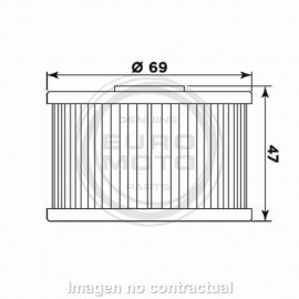 Filtro de Aceite MEIWA...