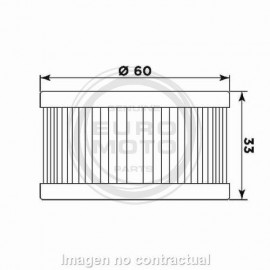 Filtro de Aceite MEIWA...