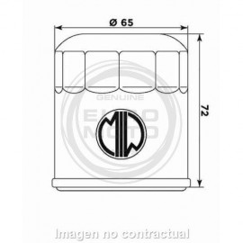 Filtro de Aceite MEIWA KTM...