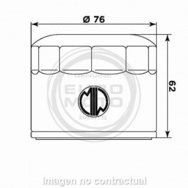 Filtro de Aceite MEIWA BMW...