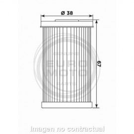 Filtro de Aceite MEIWA...