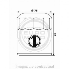 Filtro de Aceite MEIWA...