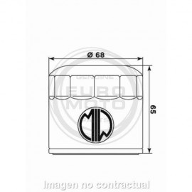 Filtro de Aceite MEIWA...