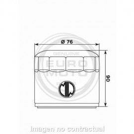 Filtro de Aceite MEIWA Moto...