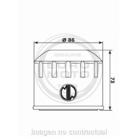 Filtro de Aceite MEIWA...