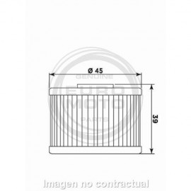 Filtro de Aceite MEIWA...