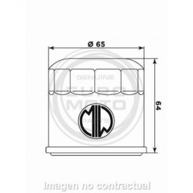 Filtro de Aceite MEIWA...