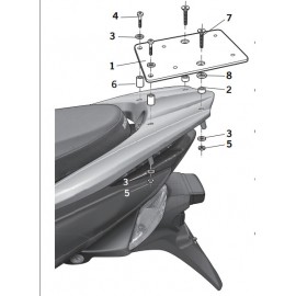 PORTAEQUIPAJES SHAD HONDA...