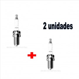 Bujia NGK LR7D 2 unidades moto