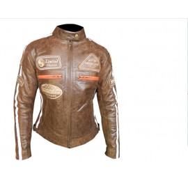 CHAQUETA MUJER PIEL CUERO...