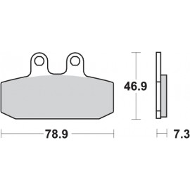 Pastillas de freno de moto...