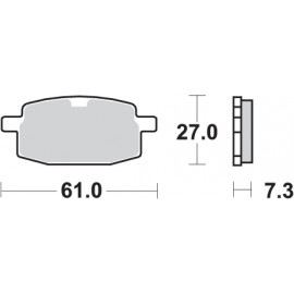 Pastillas de freno de moto...