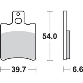 Pastillas de freno de moto...