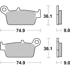 Pastillas de freno de moto...