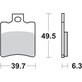 Pastillas de freno de moto...