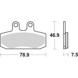 Pastillas de freno de moto...
