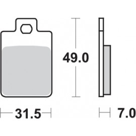 Pastillas de freno de moto...