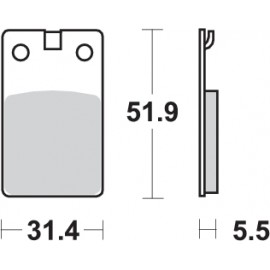 Pastillas de freno de moto...