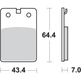 Pastillas de freno de moto...