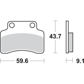 Pastillas de freno de moto...