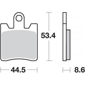 Pastillas de freno de moto...