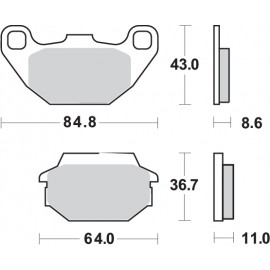 Pastillas de freno de moto...