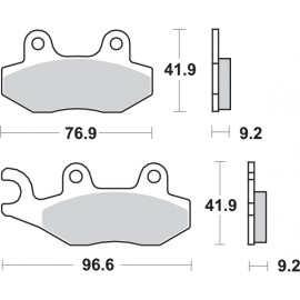 Pastillas de freno de moto...
