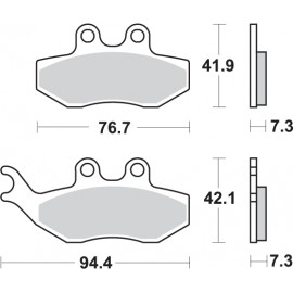 Pastillas de freno de moto...
