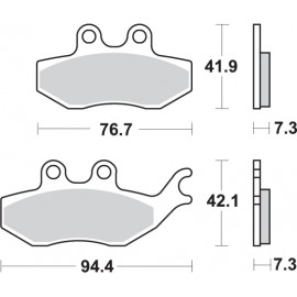 Pastillas de freno de moto...