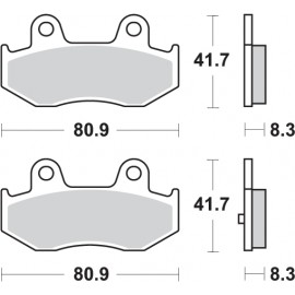 Pastillas de freno de moto...