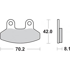 Pastillas de freno de moto...